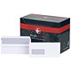 Plus Fabric Envelopes Wallet Press Seal Window 110gsm DL White [Pack 500]