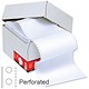 Challenge Listing Paper 1-Part Plain Standard Perforated 2000 Sheets per Box 60gsm 11inchx241mm [1 Box]
