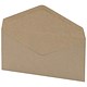 5 Star Office Envelopes Lightweight Wallet Gummed Window 80gsm Manilla DL [Pack 1000]