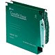 Twinlock Crystalfile Classic Lateral File Manilla Square-base 50mm W275xH280mm Green Ref 71762 [Pack 50]