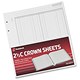 Twinlock 2.5C Crown Double Cash Ledger Sheets Ref 75833 [Pack 100]