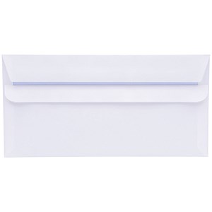 Image of 5 Star Plain DL Envelopes - White - Press Seal - 90gsm - Pack of 500