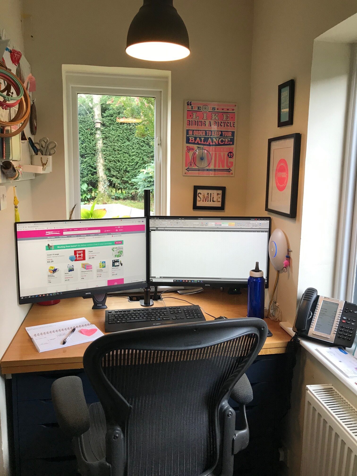 Jamie Rhodes Office Computer Behind the scenes