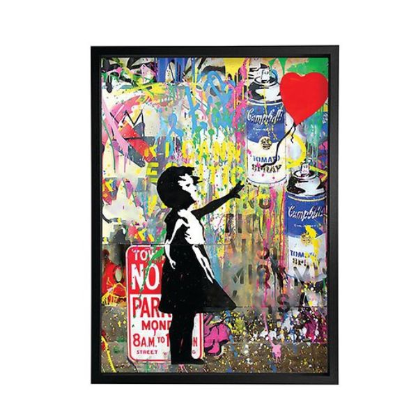 Colourful wall art