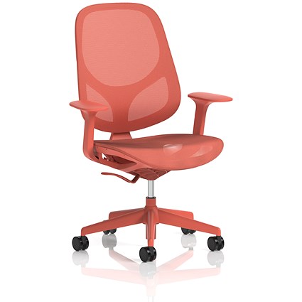 Tutti Mesh Task Operator Chair - Coral
