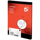 5 star labels 24 per sheet