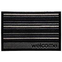 Scrape 'N' Sorb Premium Welcome Durable Nylon Pile Doormat, 600x400mm, Multicoloured