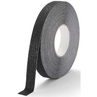 Durable Duraline Grip+ Floor Marking Tape, 25mm, Black