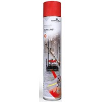 Durable Duraline Floor Marking Spray, Red