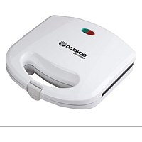Daewoo Essentials 2 Slice Sandwich Toaster Deep Fill Easy Clean White