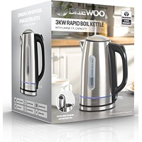 Daewoo Edinburgh, 3KW Rapid Boil Kettle, Large 1.7L Capacit.