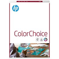 HP A4 Smooth Colour Laser Paper, White, 200gsm, 250 Sheets