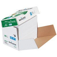 Navigator Universal A4 Paper, 80gsm, Fast Pack, 2500 sheets
