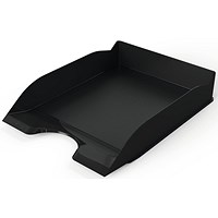Durable Basic Stackable Letter Tray, Document Paper File, A4+, Black