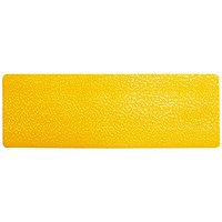 Durable Permanent 'Stripe' Floor Marking Shape, Yellow, Pack of 10