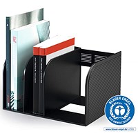 Durable Optimo Magazine Book Stand Desk File Holder Book Organiser, Grey Durable Optimo Magazine Book Stand Desk File Holder Book Organiser, Grey