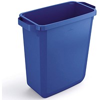 Durable Durabin Waste Bin, 60 Litre, Blue