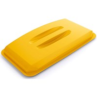 Durable Durabin Rectangular Bin Lid, Strong Food & Freezer Safe, 60 Litre, Yellow Durable Durabin Rectangular Bin Lid, Strong Food & Freezer Safe, 60 Litre, Yellow