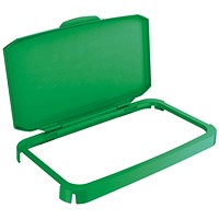 Durable Durabin Hinged Bin Lid, Strong and Food & Freezer Safe, 60 Litre, Green Durable Durabin Hinged Bin Lid, Strong and Food & Freezer Safe, 60 Litre, Green