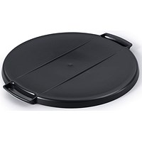 Durable Durabin 40L Food & Freezer Safe Round Bin Lid, Black Durable Durabin 40L Food & Freezer Safe Round Bin Lid, Black
