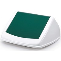 Durable Durabin Swing Lid for 40 Litre Square Bin, Green Durable Durabin Swing Lid for 40 Litre Square Bin, Green