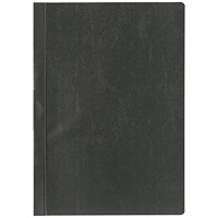 Durable Euroclip 30 Sheet Document Metal Clip File Folder, A4, Black, Pack of 25