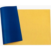 Exacompta Bee Blue Desk Mat 40 x 80cm Saffron/Turquoise -