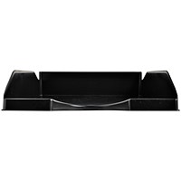 Exacompta Ecotray Letter Tray 345 x 255 x 65mm Black - Exacompta Ecotray Letter Tray 345 x 255 x 65mm Black -