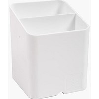 Exacompta Pen-Cube Pen Pot, White Exacompta Pen-Cube Pen Pot, White