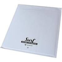 Surf All Paper Padded Mailing Envelopes Size A(000) 100% Recyclable Internal Size 110mm x 160mm White (Box 200) - HONEYA000