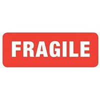Fragile Parcel Labels 90mm x 32mm (Roll 1000) - VL89FR