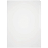 Durable A4 Plastic Cut Flush Document Wallet Folder, Clear, Pack of 50 Durable A4 Plastic Cut Flush Document Wallet Folder, Clear, Pack of 50