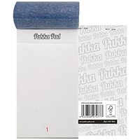 Pukka Pads Restaurant Pad Duplicate Numbered Pages 76mm x 140mm White (Pack 5) - 7077-RES