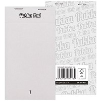 Pukka Pads Restaurant Pad NCR Duplicate Numbered Pages 76mm x 140mm White (Pack 5) - 7073-RES
