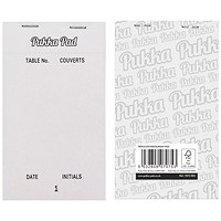 Pukka Pads Restaurant Pad NCR Triplicate Numbered Pages 95mm x 165mm White (Pack 5) - 7075-RES