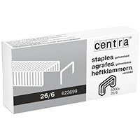 Centra Staples 26/6 (Pack 5000) -