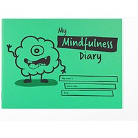 Silvine Childrens Primary Mindfulness Journal A5 With Printed Layout 32 Page Green (Pack 30) -