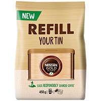 Nescafe Gold Blend Instant Coffee Granules Refill, 450g