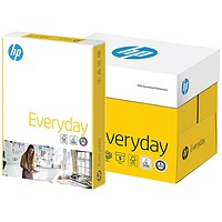 HP A4 Everyday Paper, White, 75gsm, Box (5 x 500 Sheets)