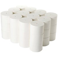 2Work Micro Twin Coreless Toilet Rolls 2-Ply 800 Sheets (Pack of 36) 2W00697