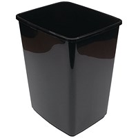 2Work Swing Bin Base Only 10 Litre Plastic Black