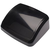 2Work Swing Bin Lid 10 Litre Plastic Black
