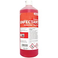 2Work Disinfectant and Washroom Cleaner, 1 Litre