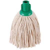 2Work PY Smooth Socket Mop 12oz Green (Pack of 10) 2W04298