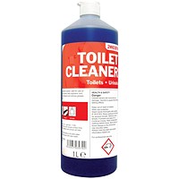 2Work Daily Use Toilet Cleaner, 1 Litre, Pack of 12