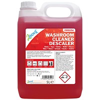 2Work Washroom Cleaner and Descaler, 5 Litre