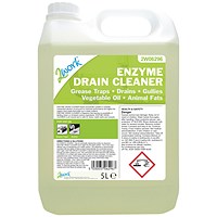 2Work Enzyme-Based Drain Cleaner, 5 Litres