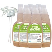 2Work Oven Cleaner, 750ml, Pack of 6 2Work Oven Cleaner, 750ml, Pack of 6