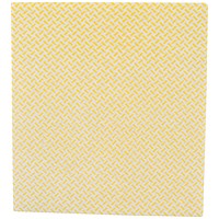 2Work Heavy Duty Non-woven Cloth, 380x400mm, Yellow, Pack of 5