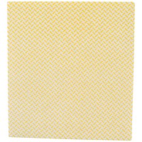 2Work Heavy Duty Non-woven Cloth 380x400mm Yellow (Pack of 5) 2W08163